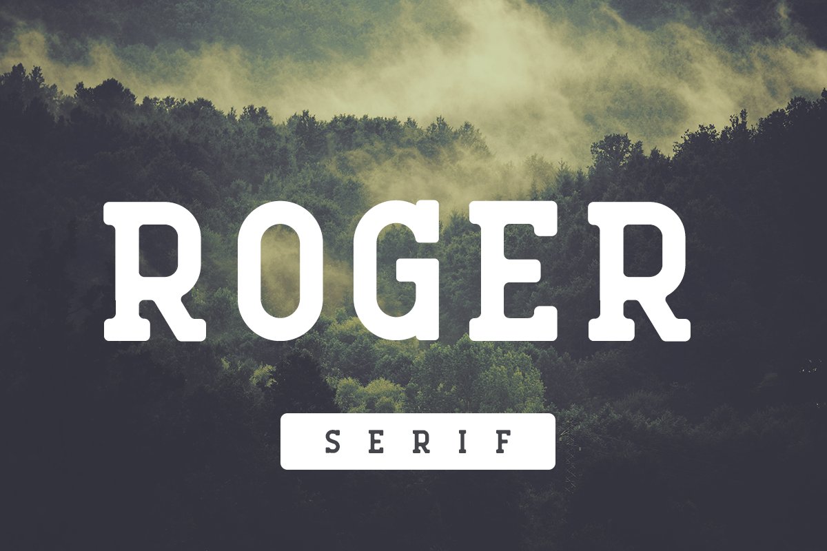 Font Roger Serif